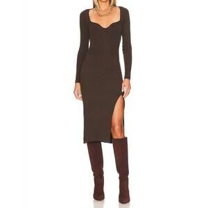 NEW SKIN marianna dress in brazil nut